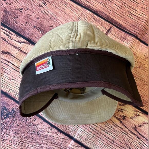 Vintage Winchester Corduroy Hat With Flaps & Stitched Dog Large - Picture 6 of 9